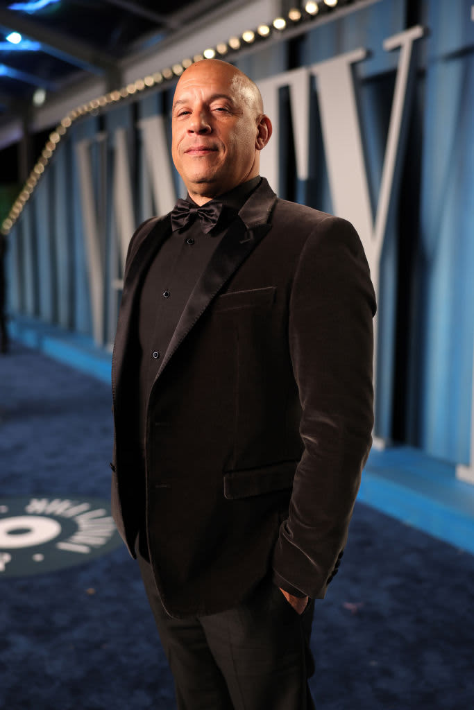 BEVERLY HILLS, CALIFORNIA - MARCH 27: Vin Diesel attends the 2022 Vanity Fair Oscar Party hosted by Radhika Jones at Wallis Annenberg Center for the Performing Arts on March 27, 2022 in Beverly Hills, California. (Photo by Rich Fury/VF22/Getty Images for Vanity Fair)