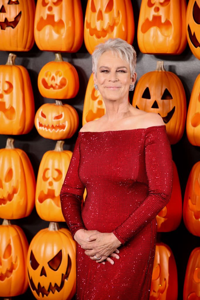 HOLLYWOOD, CALIFORNIA - OCTOBER 11: Actress Jamie Lee Curtis attends Universal Pictures world premiere of "Halloween Ends" on October 11, 2022 in Hollywood, California. (Photo by Robin L Marshall/WireImage)