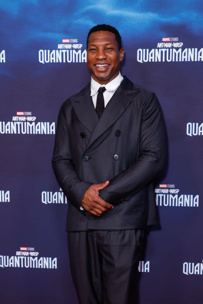 SYDNEY, AUSTRALIA - FEBRUARY 02: Jonathan Majors attends the "Ant-Man and The Wasp: Quantumania" Sydney premiere at Hoyts Entertainment Quarter on February 02, 2023 in Sydney, Australia. (Photo by Brendon Thorne/Getty Images)