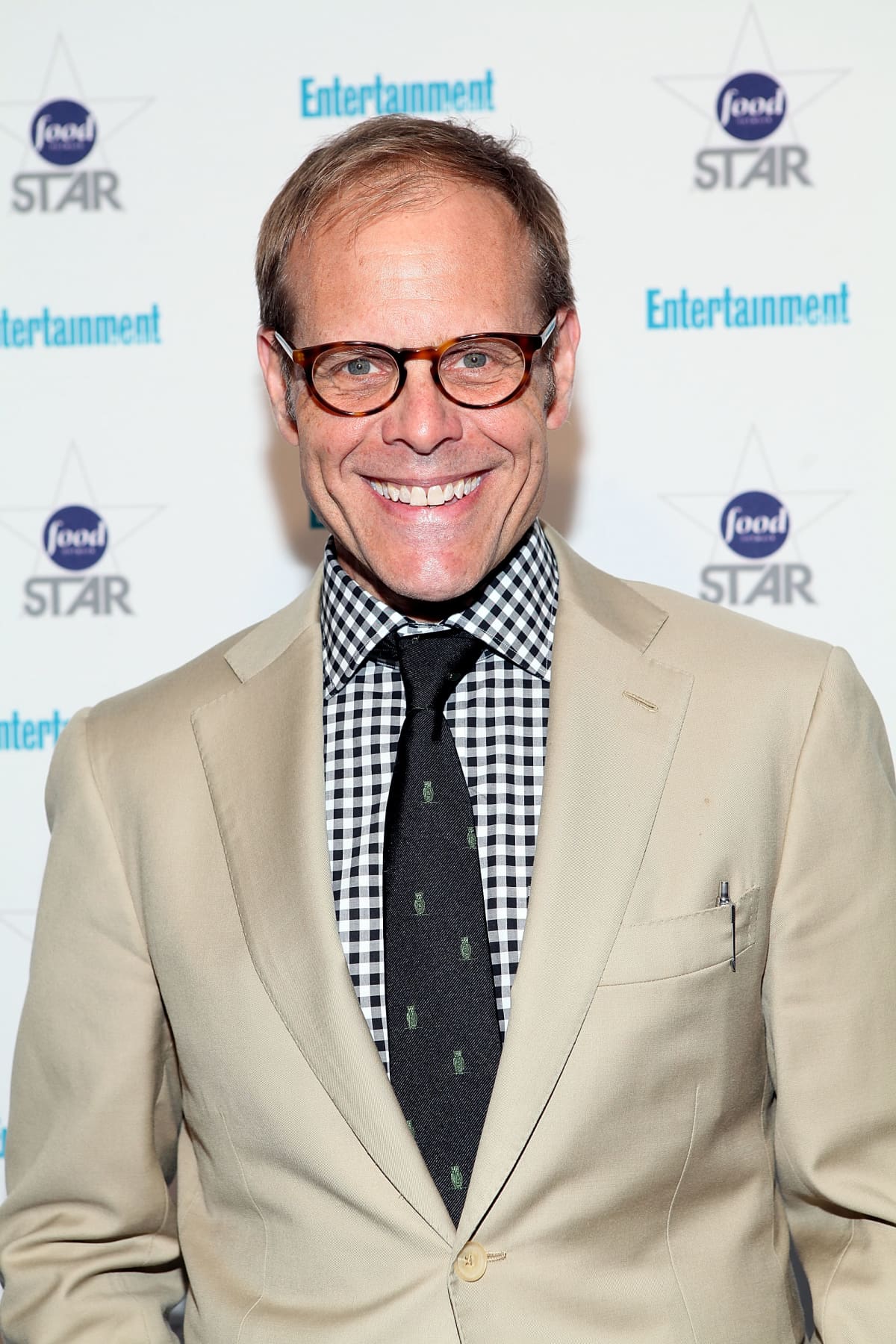 HOLLYWOOD, CA - FEBRUARY 23:  Host Alton Brown attends the premiere of "The Illusionists - Live From Broadway" at the Pantages Theatre on February 23, 2016 in Hollywood, California.  (Photo by Vincent Sandoval/WireImage)