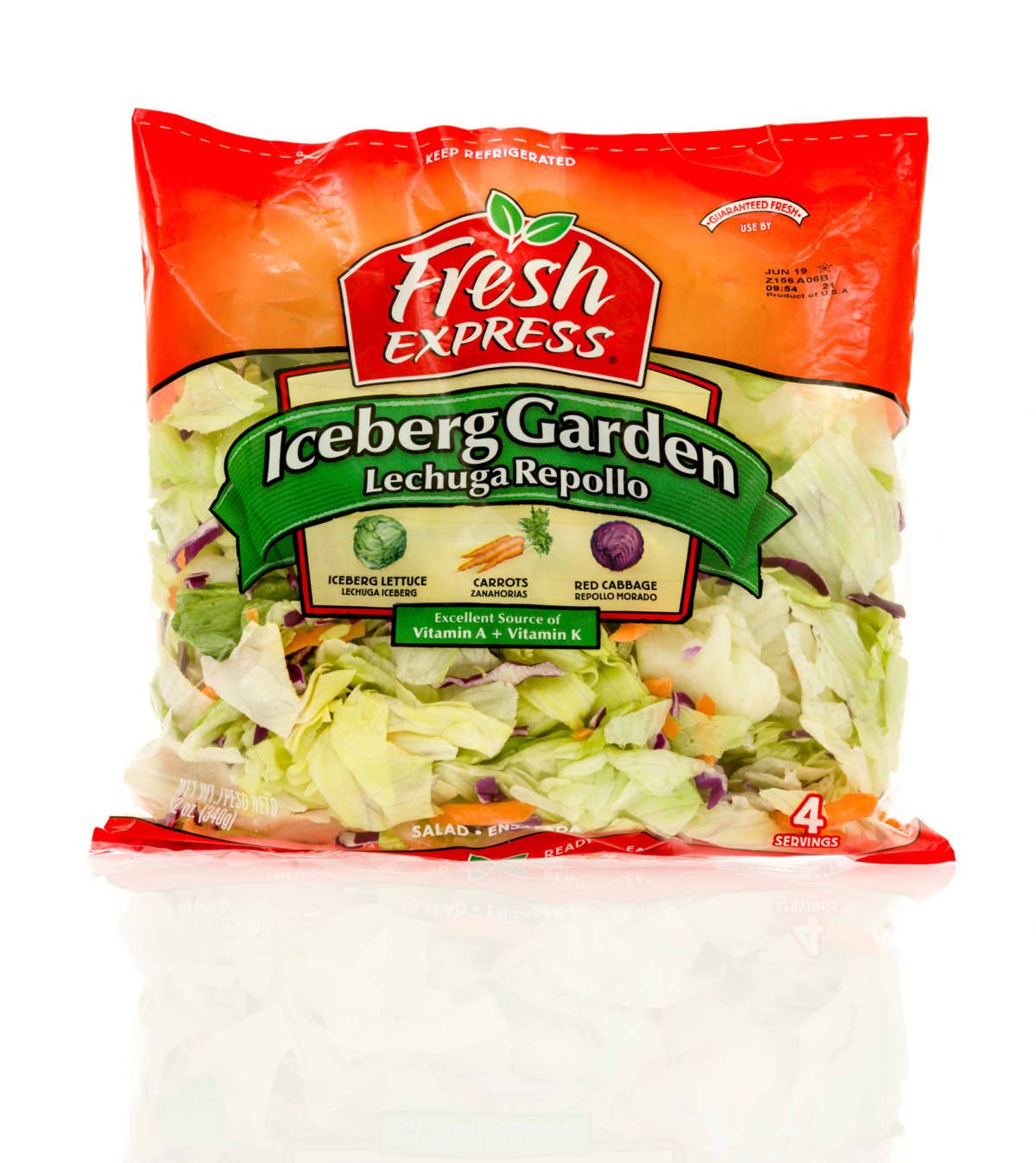 Fresh Express bagged salad.