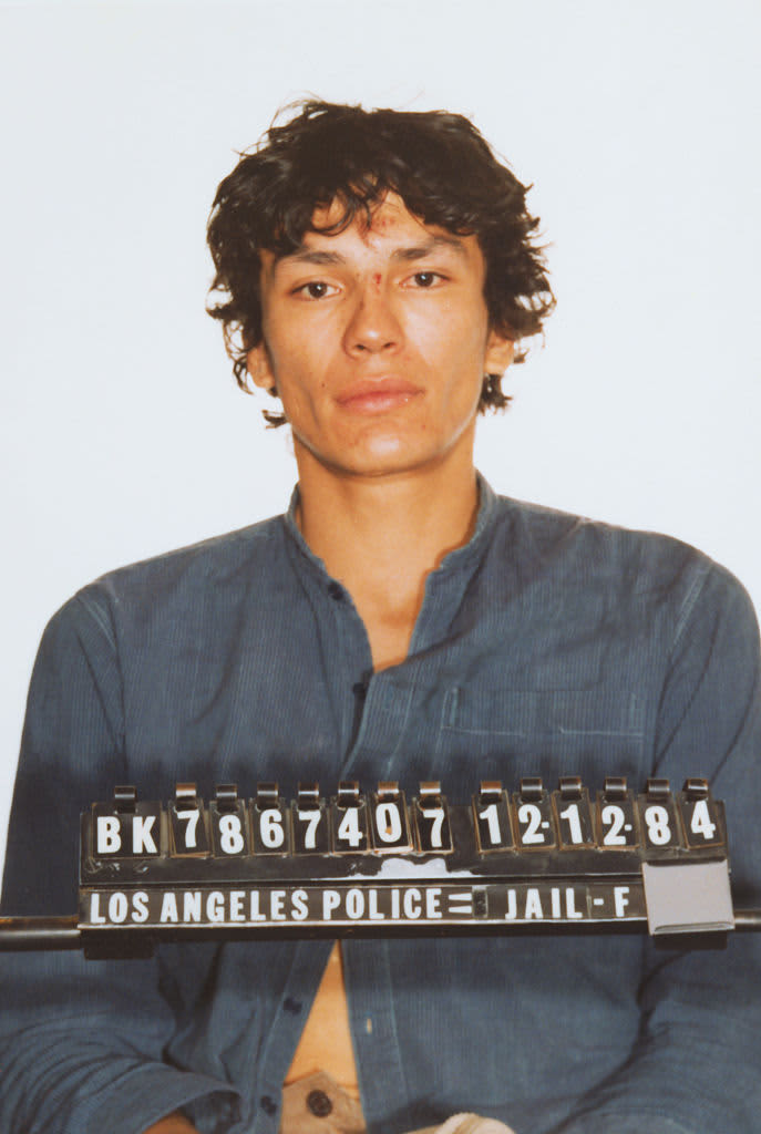 A mug shot of the "Night Stalker" serial killer, who perpetrated a series of brutal murders in the Los Angeles area in 1984 and 1985.