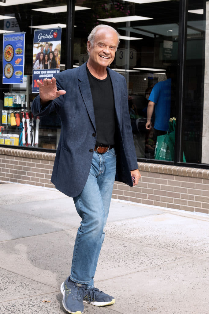 NEW YORK CITY, NY - SEPTEMBER 16: Kelsey Grammer is seen at Gristedes on September 16, 2021 in New York City, New York. (Photo by RCF/MEGA/GC Images)