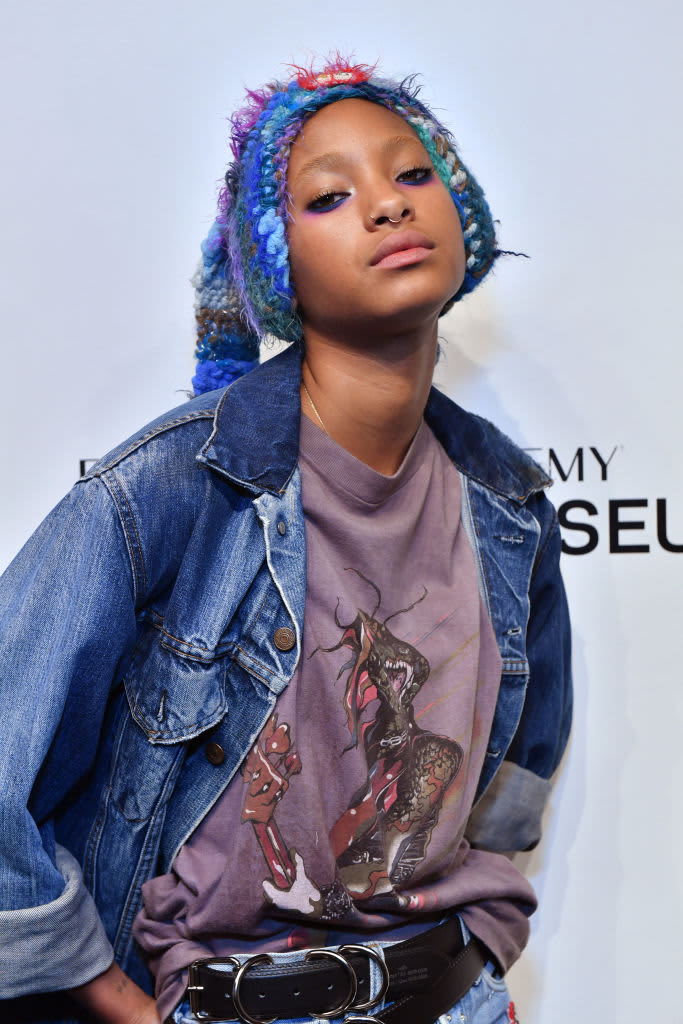 LOS ANGELES, CALIFORNIA - SEPTEMBER 26: Willow Smith poses at The Drop: WILLOW at The GRAMMY Museum on September 26, 2022 in Los Angeles, California. (Photo by Sarah Morris/Getty Images for The Recording Academy)