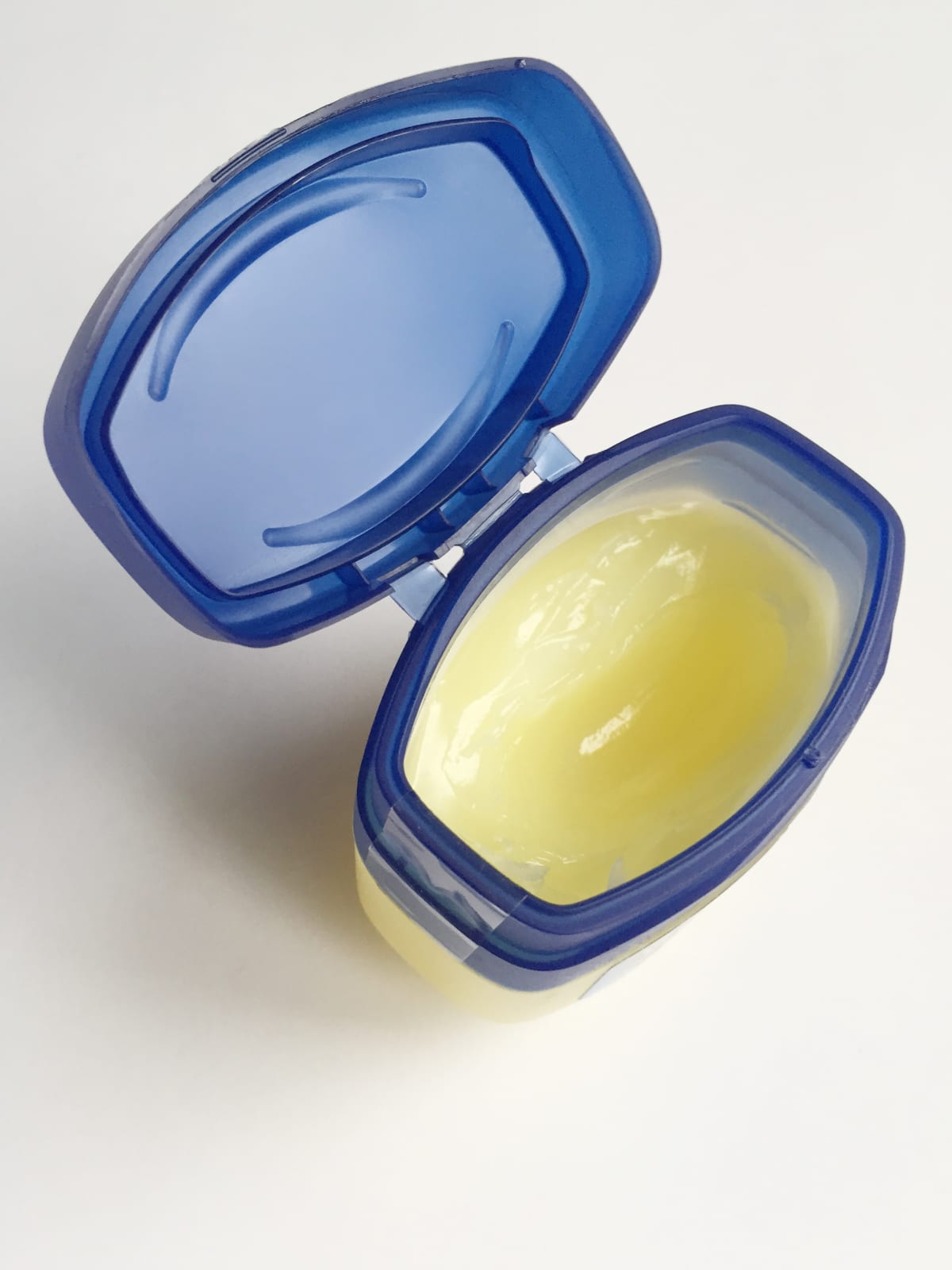 An opened box of vaseline petroleum jelly