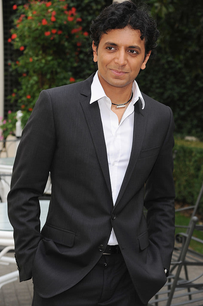 Director M. Night Shyamalan attends the "The Last Airbender" press conference at the Four Seasons Hotel on July 16, 2010 in Mexico City, Mexico.