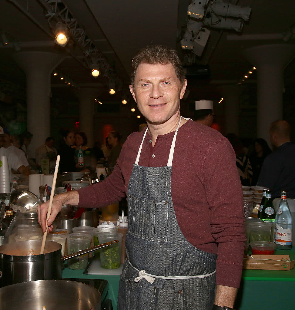 NEW YORK, NY - FEBRUARY 23:  Chef Bobby Flay attends Cookies For Kid's Hosts 3rd Annual Chefs For Kid's Cancer Benefit at Metropolitan West on February 23, 2016 in New York City.  (Photo by Paul Zimmerman/Getty Images)