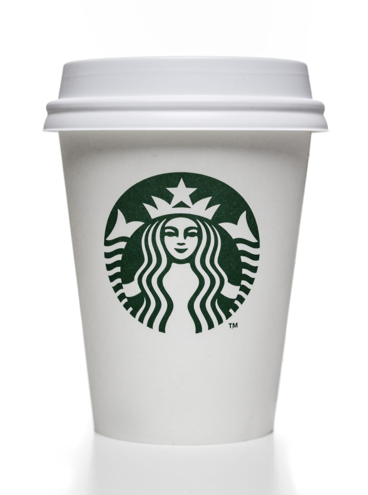 Starbucks cup on a white background