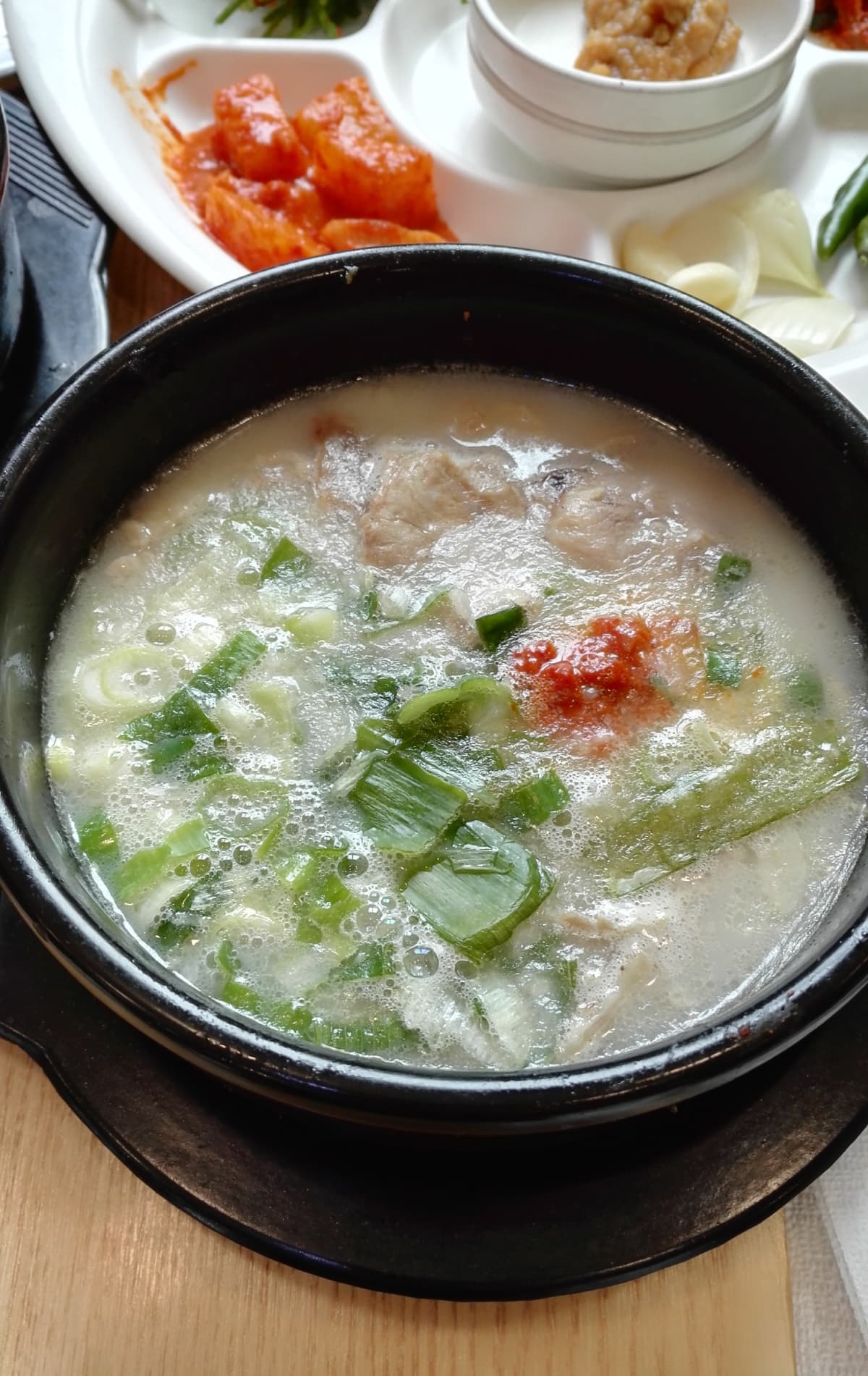 Busan, Korea famous Pork and Rice Soup (Dwaeji-gukbap)