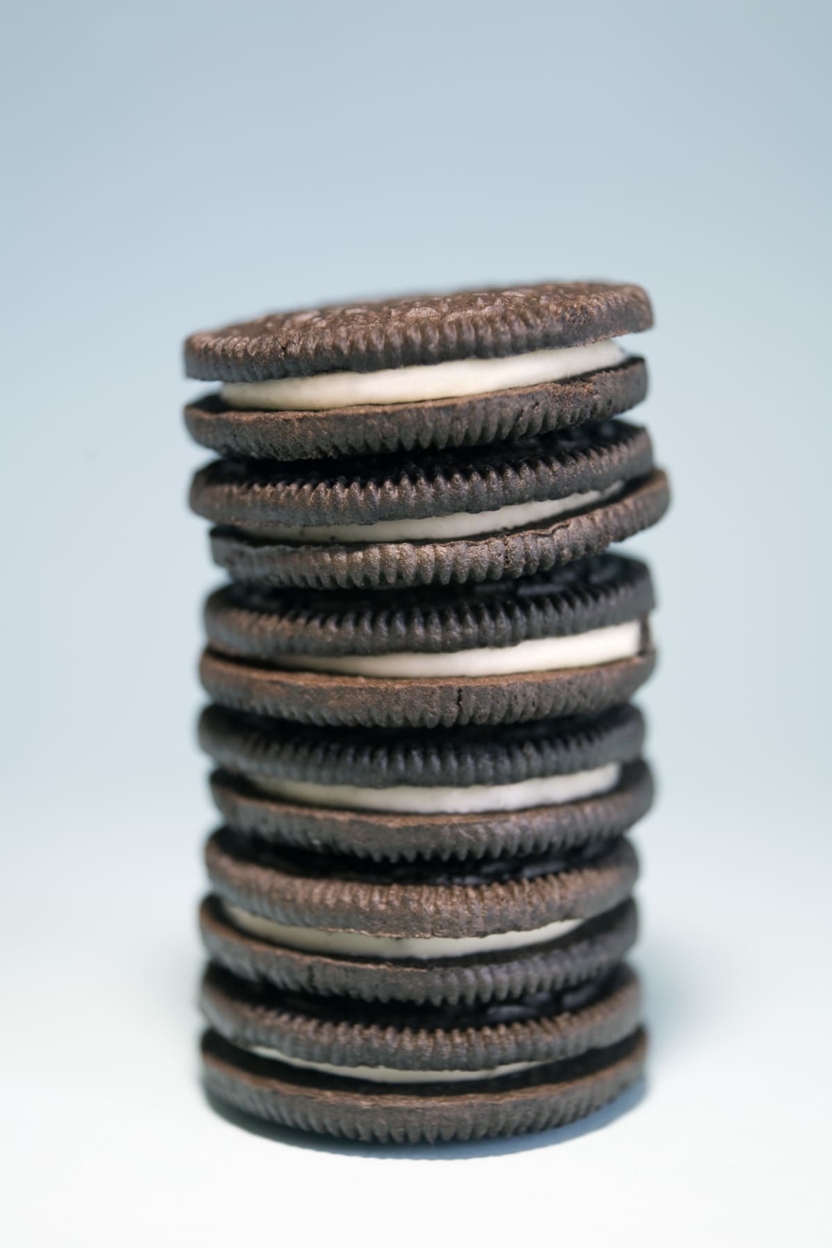 Stack of Oreo sandwich cookies