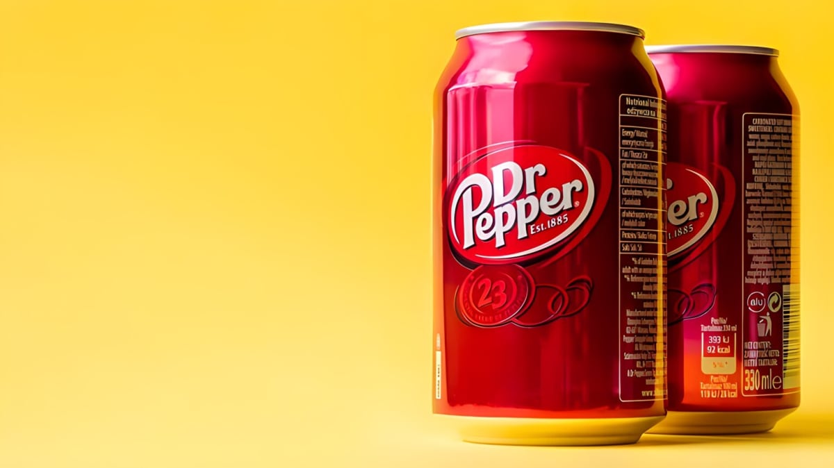 A can of Dr. Pepper