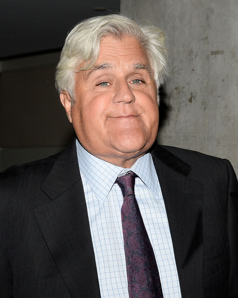 WASHINGTON, DC - APRIL 27: Comedian and host Jay Leno arrives at the 26th Annual White House Correspondents' Weekend Garden Brunch at the Beall-Washington House on April 27, 2019 in Washington, DC. (Photo by Paul Morigi/Getty Images)