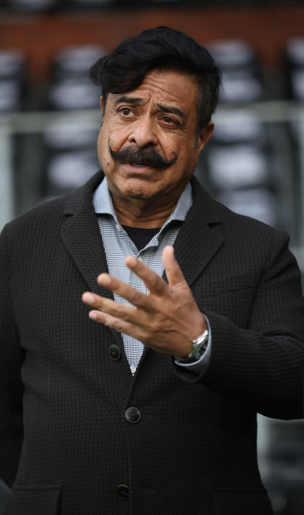 JACKSONVILLE, FLORIDA - JULY 26: Jacksonville Jaguars owner Shad Khan looks on during Training camp on July 26, 2022 at Episcopal High School in Jacksonville, Florida. (Photo by James Gilbert/Getty Images)