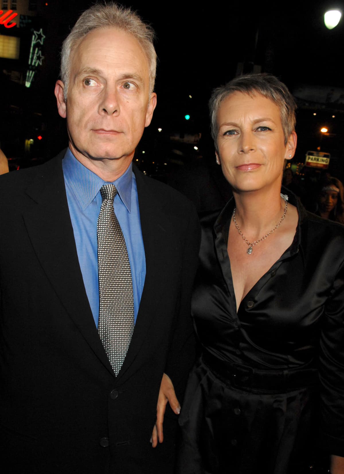 Christopher Guest and wife Jamie Lee Curtis during The 76th Annual Academy Awards - Arrivals by Jeff Kravitz at Kodak Theatre in Hollywood, California, United States. (Photo by Jeff Kravitz/FilmMagic, Inc)