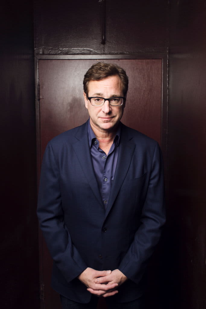 CENTURY CITY, CA - FEBRUARY 14: Actor Bob Saget poses during the 2015 Writers Guild Awards L.A. Ceremony at the Hyatt Regency Century Plaza on February 14, 2015 in Century City, California.(Photo by Jeffrey Mayer/WireImage)