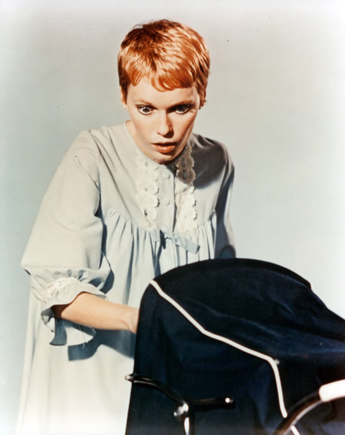 A poster for Roman Polanski's 1968 drama 'Rosemary's Baby' starring Mia Farrow. (Photo by Movie Poster Image Art/Getty Images)