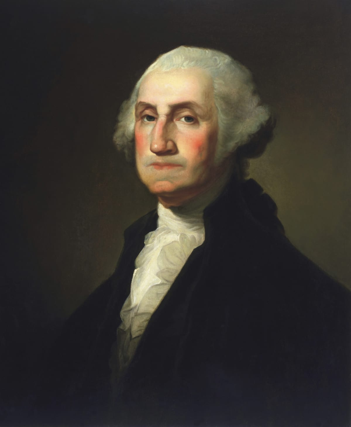 Painted portrait of George Washington 