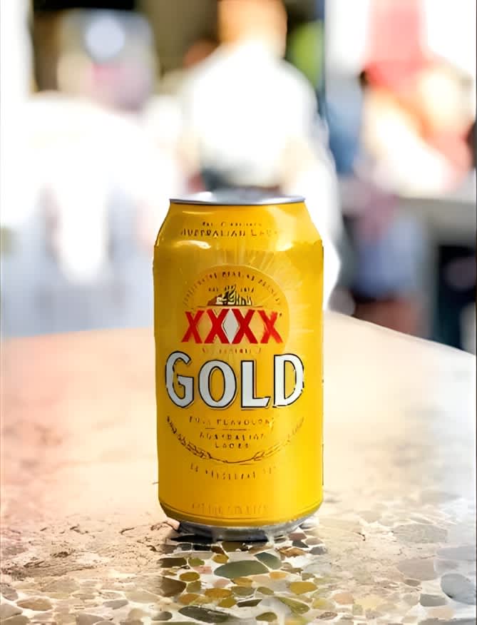 can of XXXX beer