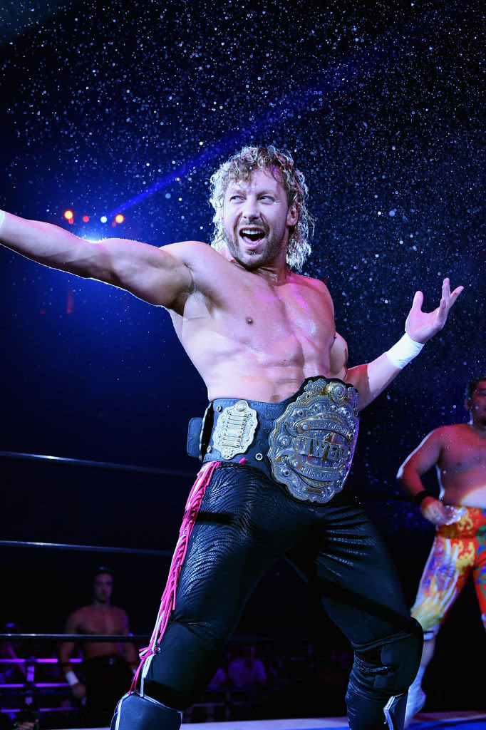 TOKYO, JAPAN - AUGUST 12:   Kenny Omega stands on the ring prior to the 6-man tag match during the New Japan Pro-Wrestling G1 Climax 28 at Nippon Budokan on August 12, 2018 in Tokyo, Japan.  (Photo by New Japan Pro-Wrestling/Getty Images)