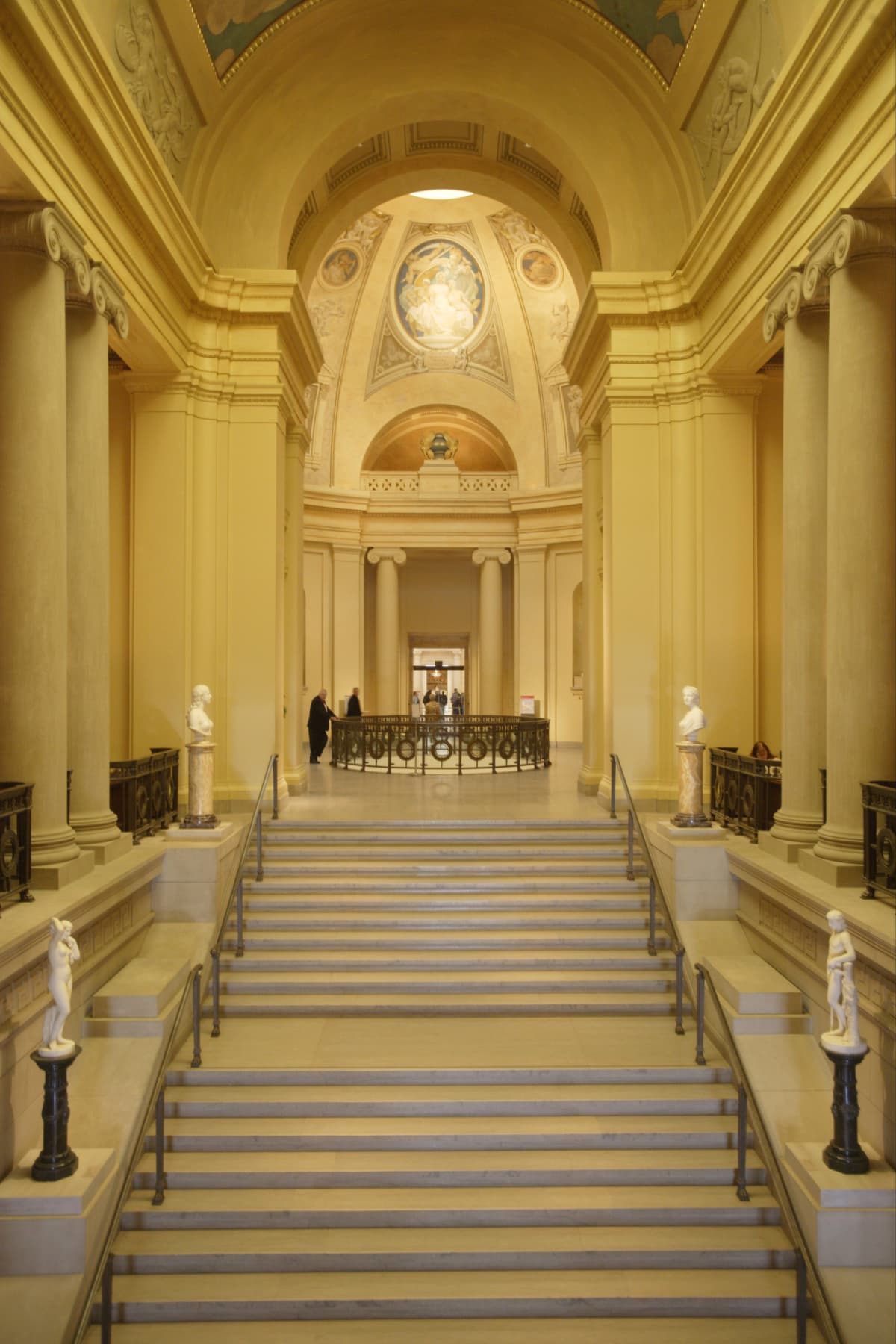 Boston Museum of Fine Arts Main Entrance Staircase
