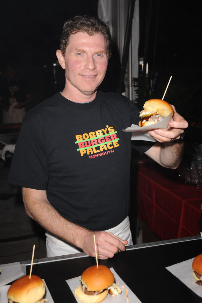 MIAMI BEACH, FL - FEBRUARY 25: Bobby Flay attends Rachael Ray's Burger Bash Hosted by Amstel Light at Ritz Carlton South Beach on February 25, 2010 in Miami Beach, Florida. (Photo by Larry Marano/Getty Images)