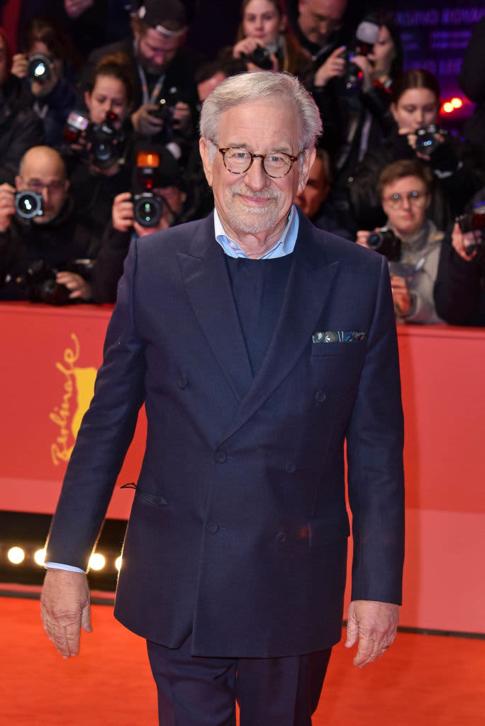 BERLIN, GERMANY - FEBRUARY 21: Director Steven Spielberg attends the "The Fabelmans" (Die Fabelmans) premiere & honorary golden bear and homage for Steven Spielberg red carpet during the 73rd Berlinale International Film Festival Berlin at Berlinale Palast on February 21, 2023 in Berlin, Germany. (Photo by Tristar Media/WireImage)