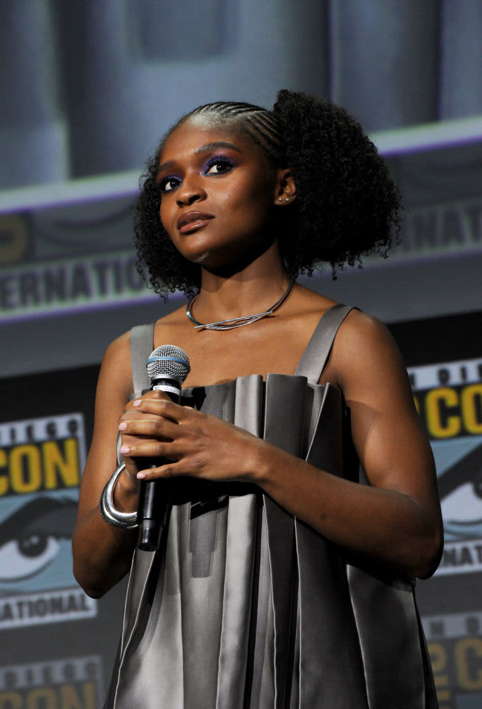 Dominique Thorne at the 2022 Comic-Con International held at the San Diego Convention Center on July 23, 2022 in San Diego, California.  (Photo by Michael Buckner/Variety via Getty Images)
