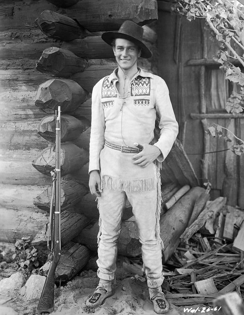 (Original Caption) John Wayne as he appeared in the film "The Big Trail." Photograph, 1930.