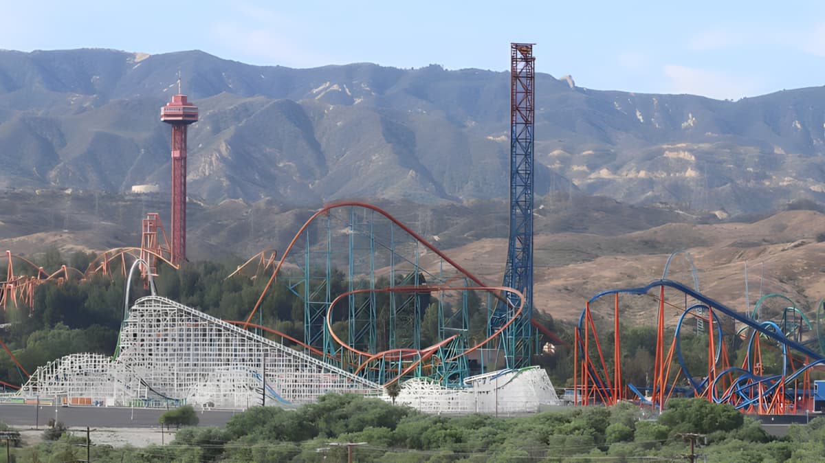 Goliath at Six Flags Magic Mountain in California
