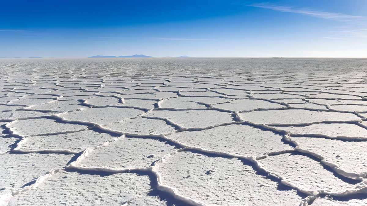 Salt flats in Bolivia