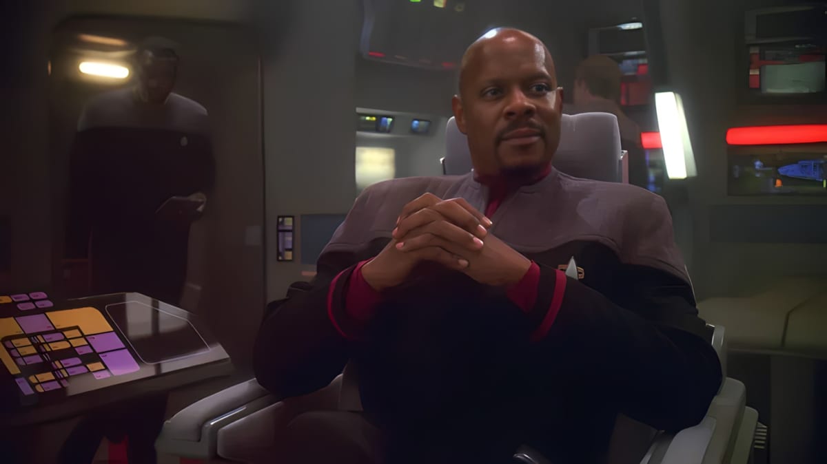 Sisko on Star Trek: Deep Space Nine