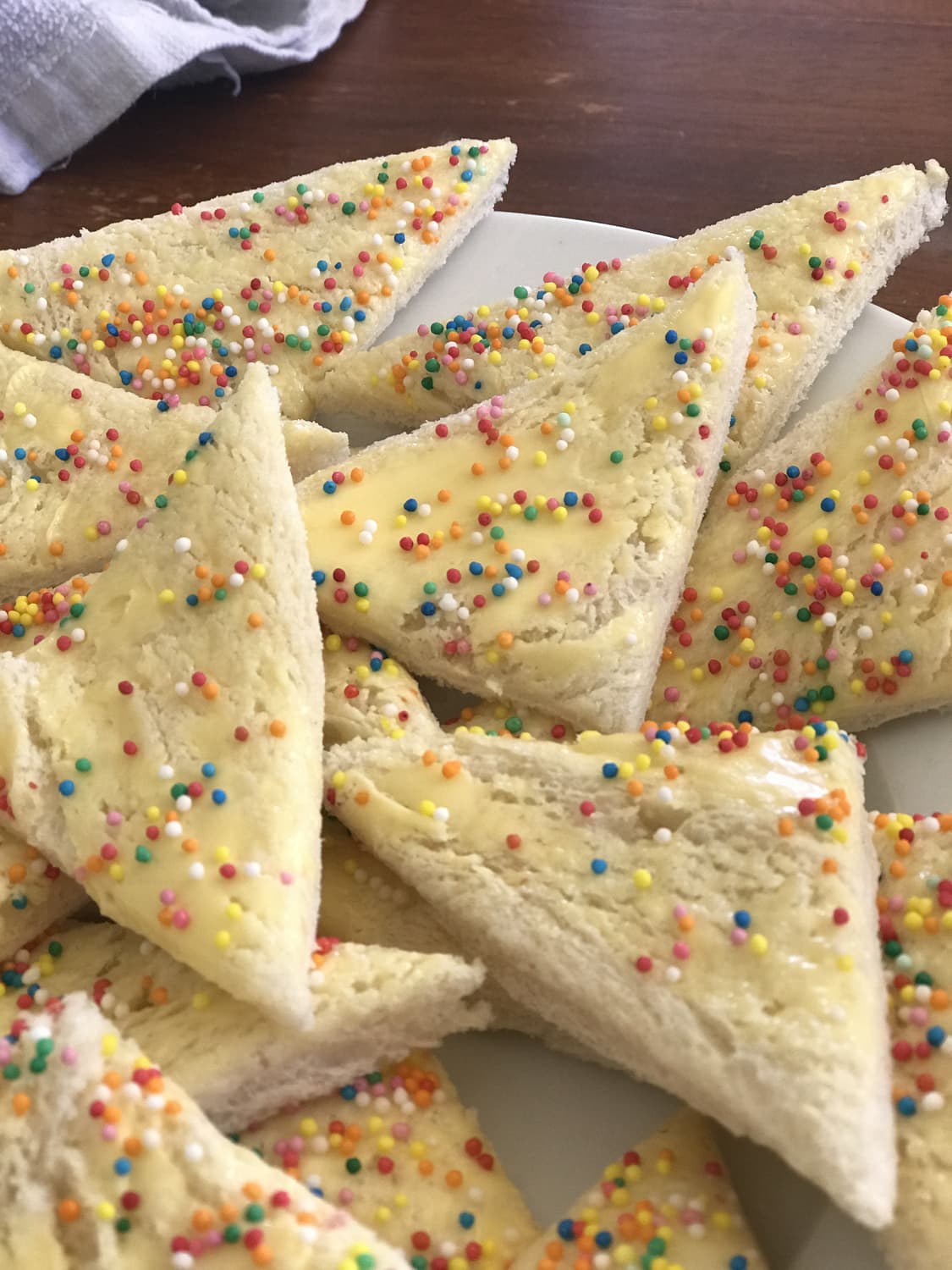 Fairy bread at a young child’s birthday party