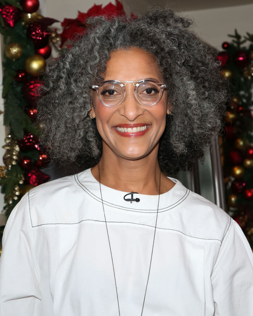 NEW YORK, NY - OCTOBER 16:  Chef Carla Hall prepares food at A Dinner With Pierre Thiam And Carla Hall, part of the Bank Of America Dinner Series, during Food Network & Cooking Channel New York City Wine & Food Festival presented By FOOD & WINE at Haven's Kitchen on October 16, 2015 in New York City.  (Photo by Robin Marchant/Getty Images for NYCWFF)