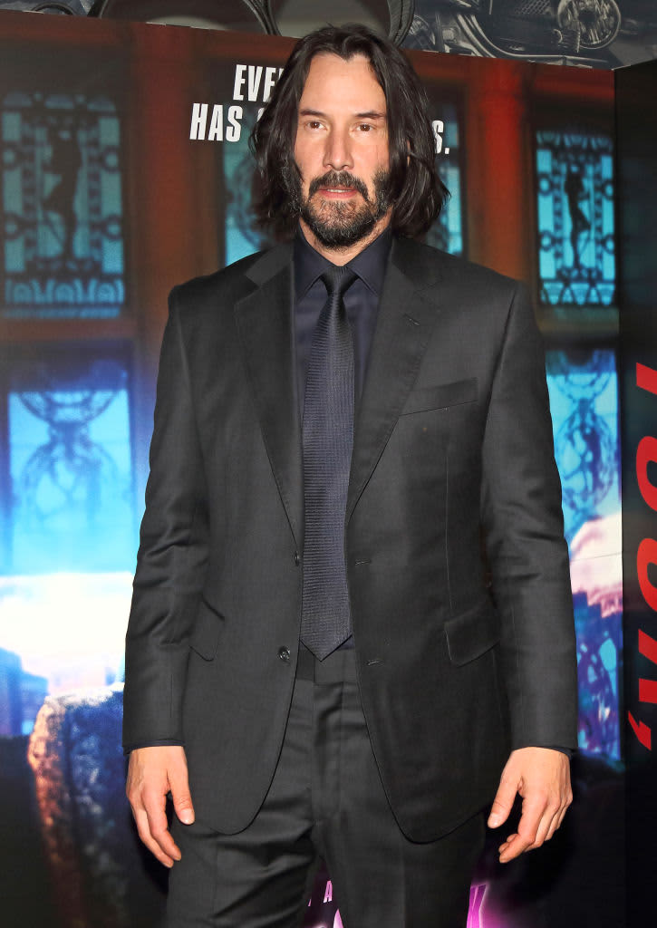 Actor Keanu Reeves attending special screening of the John Wick 3 Parabellum at the Ham Yard Hotel in 2019.