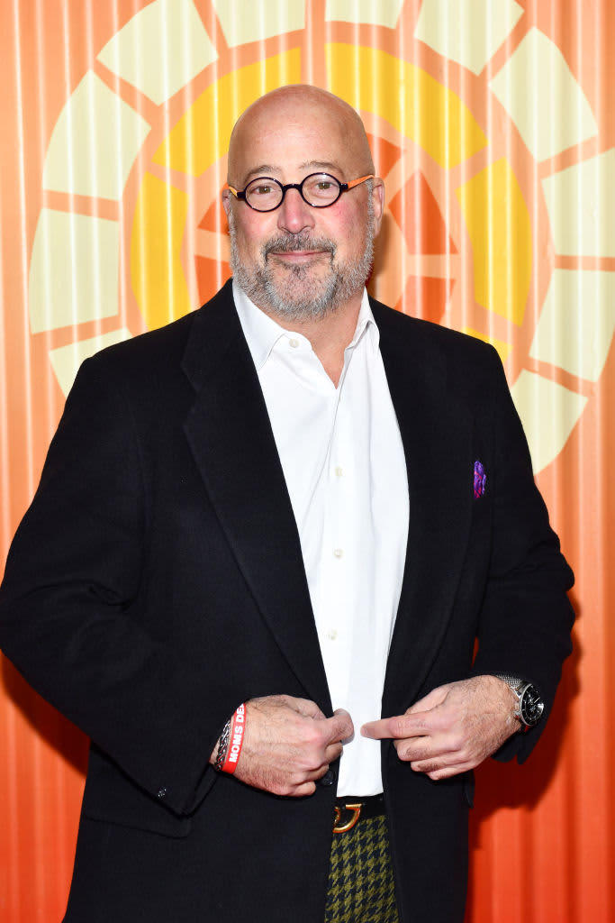 NEW YORK, NEW YORK - NOVEMBER 12: Andrew Zimmern attends Charlize Theron's Africa Outreach Project Fundraiser at The Africa Center on November 12, 2019 in New York City. (Photo by Noam Galai/WireImage)