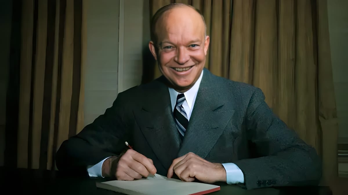 Dwight D. Eisenhower smiling