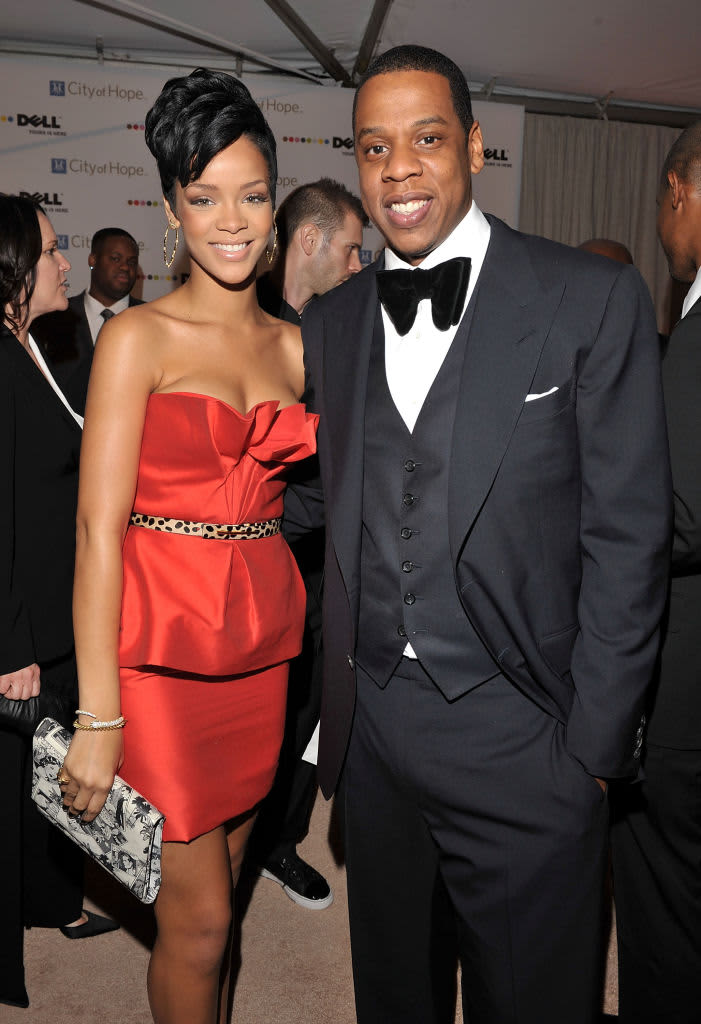 Jay-Z and Rihanna at a formal event
