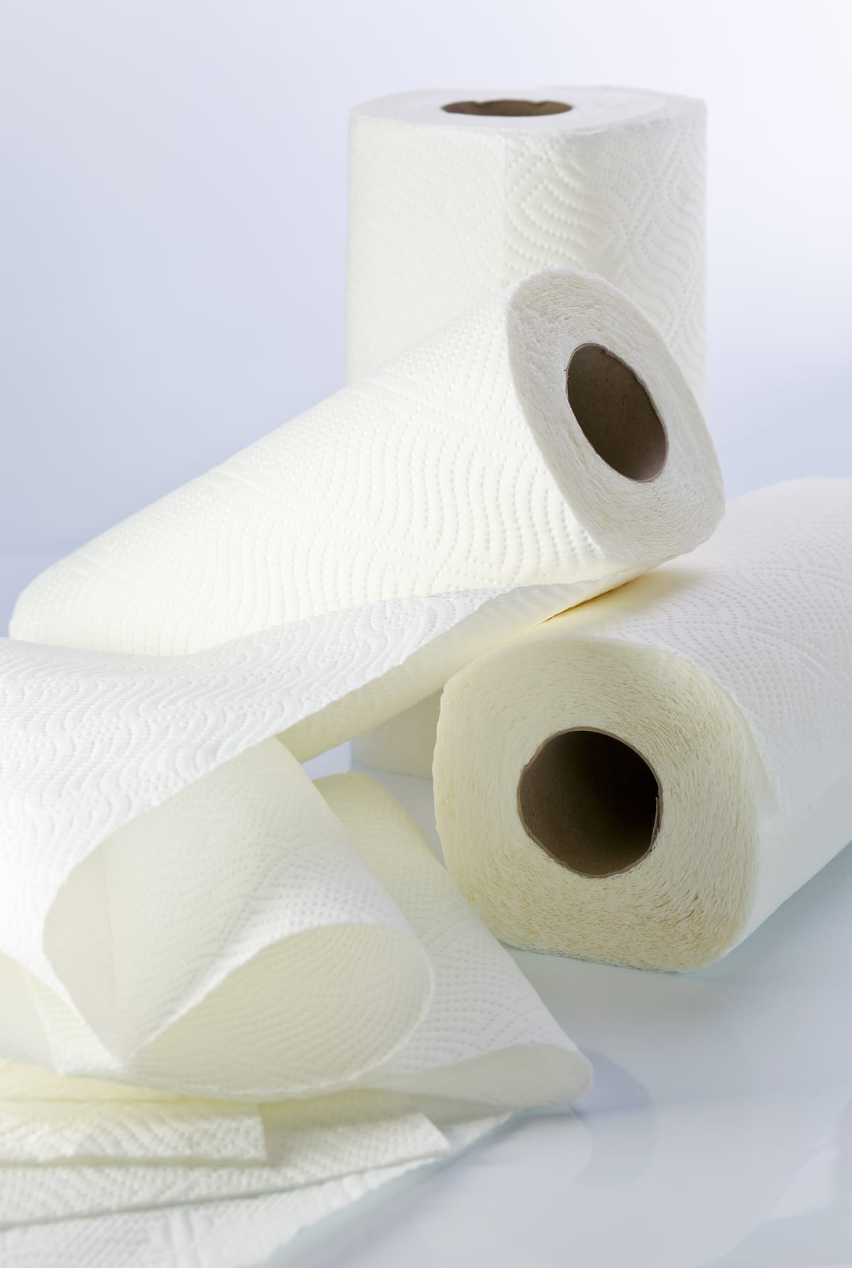 Paper towel rolls.