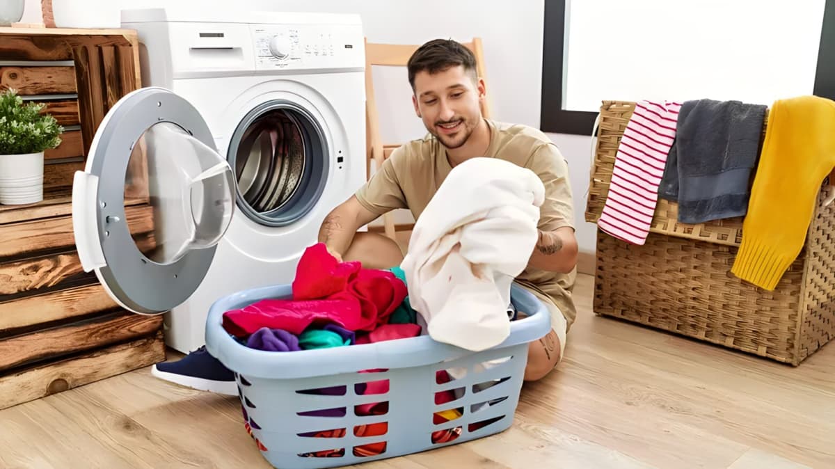 Here's What Causes That White Residue on Clothes After Washing