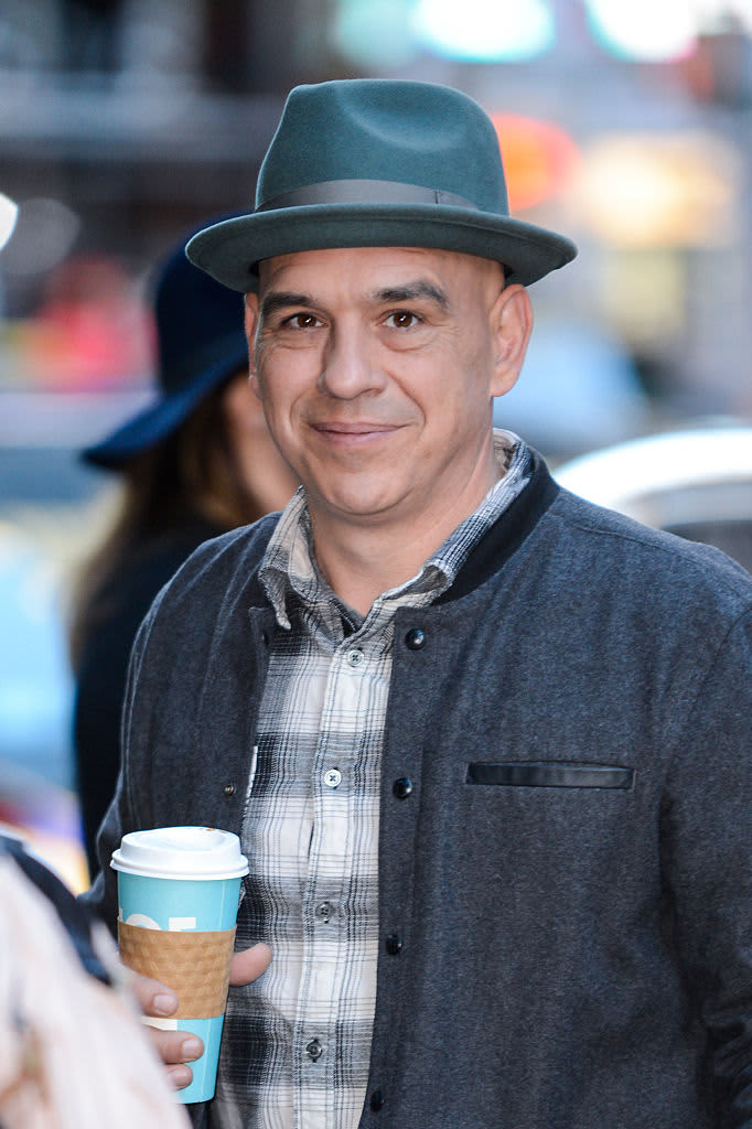 NEW YORK, NY - OCTOBER 26:  Television personality Michael Symon enters the "Good Morning America" taping at the ABC Times Square Studios on October 26, 2016 in New York City.  (Photo by Ray Tamarra/GC Images)