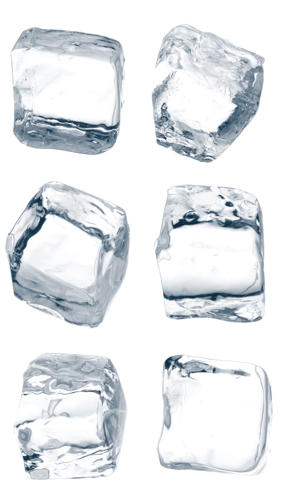 Crystal clear ice cubes