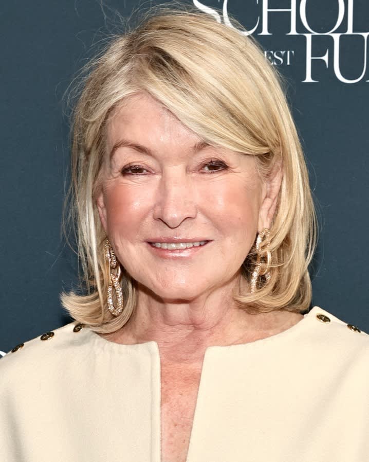 Martha Stewart smiling at an event