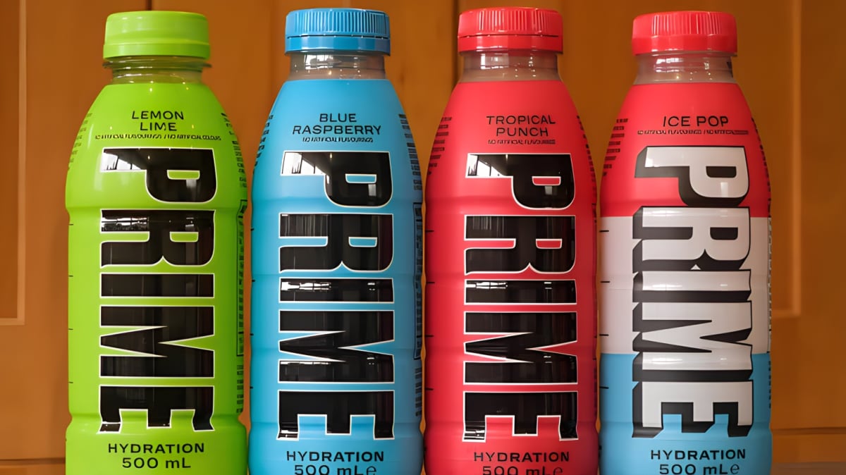 Bottles of Prime Hydration