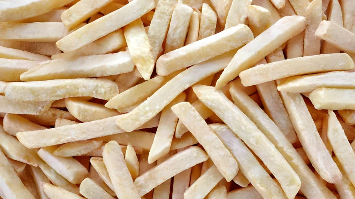 Frozen French fries.
