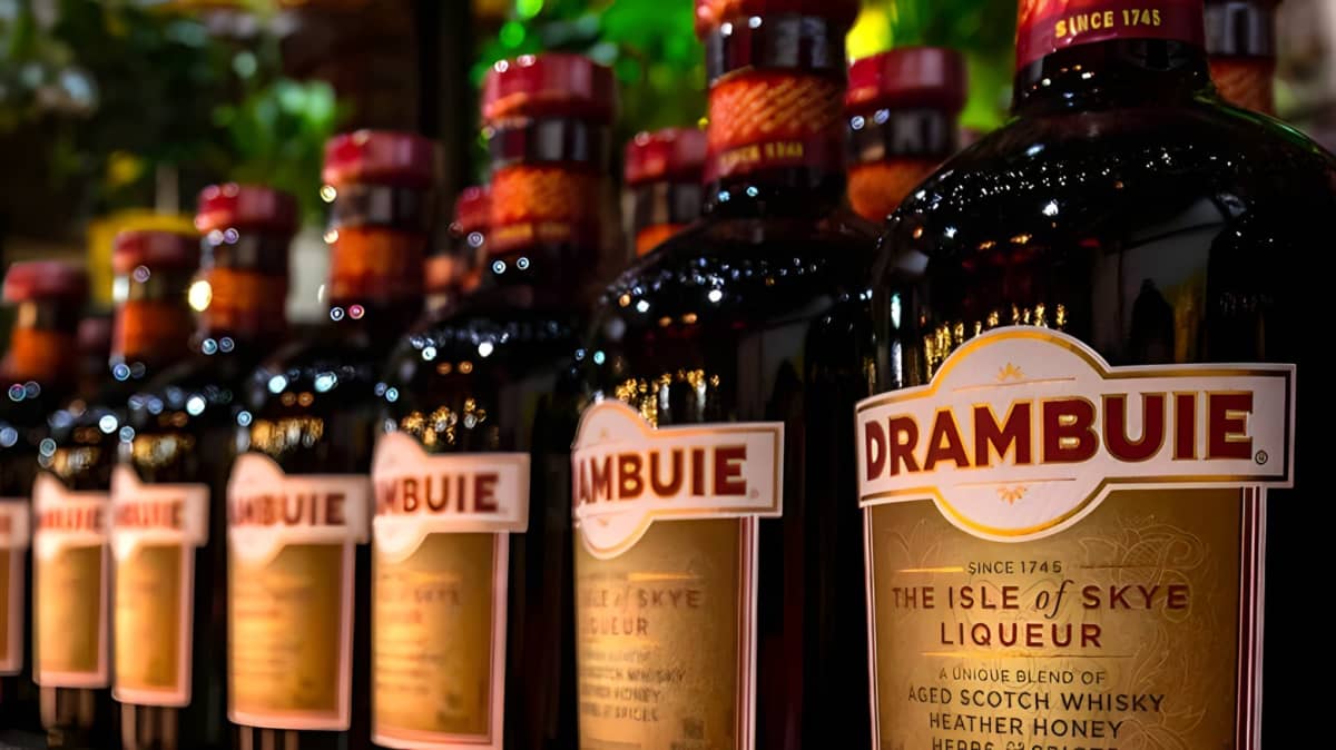 A bottle of Drambuie